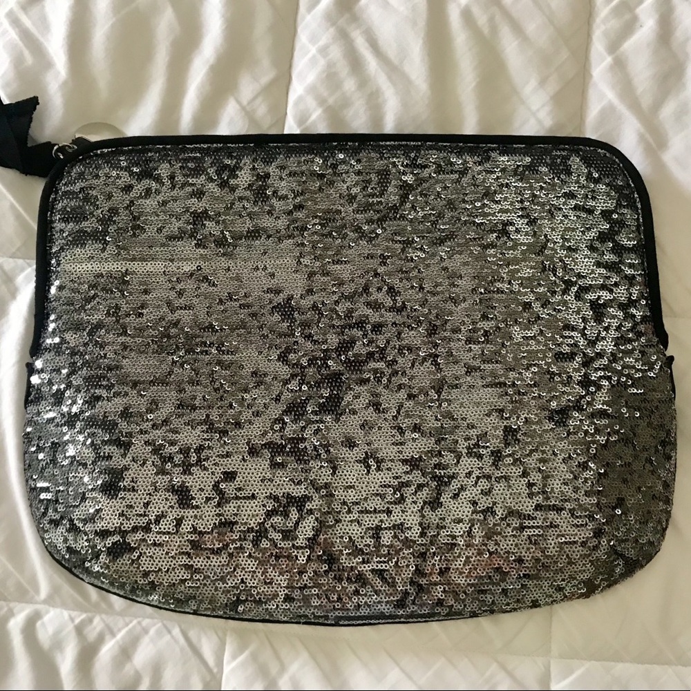 Juicy Couture flip sequin laptop case